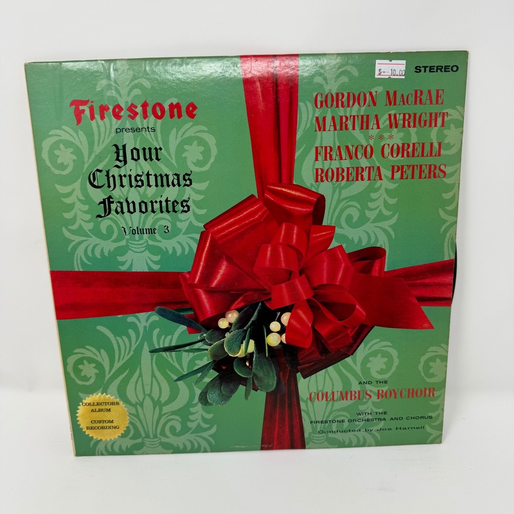 Firestone Presents‎ Your Christmas Favorites Volume 3 Vinyl LP Record